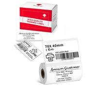 Phomemo Thermal Paper for M220 M250 M221 M421 Label Printer, Multifunctional Self-Adhesive Label, Address, Price, 70x40 mm, 180 Labels/Roll
