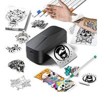 Phomemo TK32 Temporary Tattoos Maker, Upgraded Thermal Temp Tattoo Maker with 50 Papers,8 Markers for All Ages, Men & Women, Create Personalised Temporary Tattoos for Parties, Events, Gifts