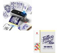 Phomemo TP31 Small Tattoo Printer 3 Inch, and TP31 Tattoo Transfer Paper, Upgraded Tattoo Stencil Printer with 130pcs Tattoo Transfer