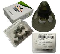 Phonak Open Smokey Domes - Medium Size (M) - (054-1988) -10 Pack - Compatible with Marvel, Paradise, Lumity RIC Devices - Original Phonak Replacement Tips
