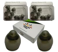 Phonak Vented Domes 4.0 - Small Size (S) - (054-0809) - 2 Pack (20 Domes) - Compatible with Marvel, Paradise, Lumity RIC Devices - Open Fit - Original Phonak Replacement