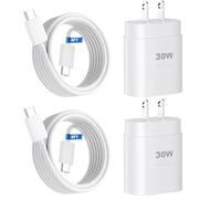 Phone 17 16 15 Charger Fast Charging,30W USB C Phone 17 16 15 Pro Max Charger Block & 8FT Long Type C Cable Cord for i.Phone 17/Air/17 Pro/17 Pro Max/16/16 Pro/16 Pro Max/15/15 Pro Max,White