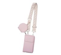 Phone Bag, Phone Bag, Cell Phone and Card Bag, Adjustable Phone Bag 2024 New Phone Bag - PU Leather Small Bag, Chest Bag for the, Pink, Consulte la descripción