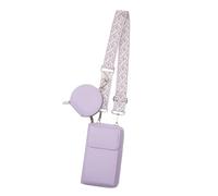 Phone Bag, Phone Bag, Cell Phone and Card Bag, Adjustable Phone Bag 2024 New Phone Bag - PU Leather Small Bag, Chest Bag for the, Purple, Consulte la descripción