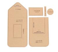 Phone Bag Template, Clear Acrylic Craft Accessories, Accurate Holes for Stitching, Protective Layer, Ideal for Making Phone Bags, Festive Gifts