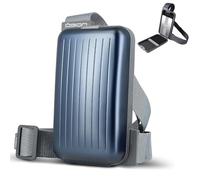 Phone Bag & Wallet by Ögon Design - The Ultimate smart case for Your Phone with an Innovative Built-in Wallet (Navy Blue)