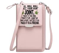 Phone Bags for Women Customized Small Bags crossword puzzle marijuana leaves for Everyday Use or Gift Idea Cute Stylish Elegant Accessory