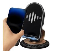 Phone Base with Speaker | Rotatable Phone Holder with Inductive Connection | Inductive Smartphone Holder with Speaker | For Live Streaming Video in the Study Room Office Home