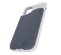 Phone Battery Box/Cover, Raised Border Design Built in Smart Chip Portable Phone Protective Charging Box/Cover ABS 6000mah 4 LED Indicator for Travel (Blue)