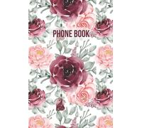 Phone Book: Telephone Book.telephone Book with alphabetic tabs - telephone book a-z - Contact Organizer Journal, Medium Size (6″ x 9″)
