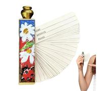 Phone Book - Vintage Portable Refined Metal, Contacts and Messages Organizer, for Birthday, Christmas, Seniors, Adults, Outdoors, Business, Everyday Travel, Work