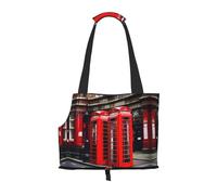 Phone Booth London Street print Puppy Carrier Pets Dogs Dog Walking Bags Carrier Bags for small Dogs and Cat and Rabbit