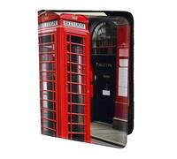Phone Booth London Street Printing Passport Holder, Travel Essentials,Card And Passport Anti Theft Wallet,Sized To Fit All Standard Passports