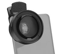 Phone Camera Lens, 0.45X Super Wide Angle Lens, 12.5X HD Macro Lens, 2 in 1 Cell Phone Clip on Lens Kit, Professional for Phone, TIK Tok, Vlog, Yotube