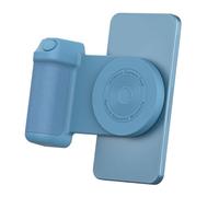 Phone Camera Shutter Grip, Magnetic Smartphone Camera Bracket Stabilizer Phone Tripod Mount, Wireless Remote Phone Shooting Grip for Android IOS Phones (Oxford Blue)