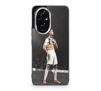 Phone Case Compatible with Honor 200 - Cristiano Ronaldo - Moment of Glory - HD Sublimation - Silicone Black - Madness Cases