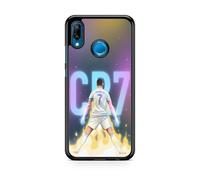 Phone Case Compatible with Huawei P Smart 2019 - Cristiano Ronaldo - Technical Mastery - HD Sublimation - Black Silicone - Madness Cases