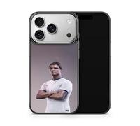 Phone Case Compatible with Iphone 17 Pro Max - Cristiano Ronaldo - Match Intensity - HD Sublimation - Black Silicone - Madness Cases