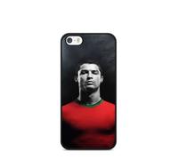 Phone Case Compatible with Ipod 5 6 7 - Cristiano Ronaldo - Match Intensity - HD Sublimation - Black Silicone - Madness Cases