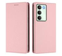 Phone Case Compatible With Realme V70 5G/Realme 14X Global/REALME C75 5G Case,Flip Wallet Leather Phone Case with [3 Card Slots] [Kickstand] [RFID Blocking] Magnetic Cover,Pink