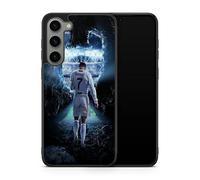 Phone Case Compatible with Samsung Galaxy A35 - Cristiano Ronaldo - Match Intensity - HD Sublimation - Black Silicone - Madness Cases