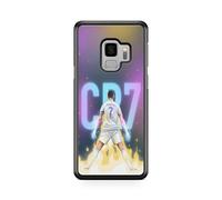 Phone Case Compatible with Samsung Galaxy A6 2018 - Cristiano Ronaldo - Technical Mastery - HD Sublimation - Black Silicone - Madness Cases