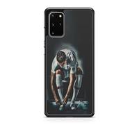Phone Case Compatible with Samsung Galaxy S20 Plus - Cristiano Ronaldo - Technical Mastery - HD Sublimation - Black Silicone - Madness Phone Case