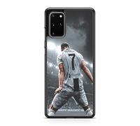 Phone Case Compatible with Samsung Galaxy S20 Plus - Cristiano Ronaldo - Visual Impact - HD Sublimation - Silicone Black - Madness Phone Case