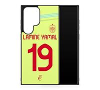 Phone Case Compatible with Samsung Galaxy S24 Ultra - Football Case Customisable Name Number Jersey Away Lamine Yamal Spain