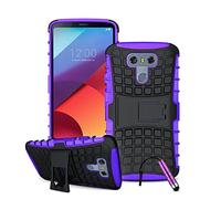 Phone Case Compatible with Sony Xperia XZ Premium Heavy Duty Armour Case for Shockproof Kickstand Case with Hard Shell Silicone Case Tough Strong Lightweight - Purple