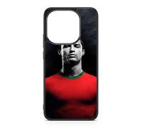 Phone Case Compatible with Xiaomi Redmi Note 13 4G - Cristiano Ronaldo - Match Intensity - HD Sublimation - Silicone Black - Madness Cases