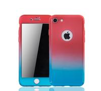 Phone Case for Apple IPHONE 8 Full Cover Screen Protector Bumper Blue