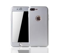 Phone Case for Apple IPHONE 8 Plus Full Cover Screen Protector Sterling Silver