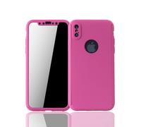 Phone Case for Apple IPHONE Xs Full Cover Screen Protector Bumper Pink Couch