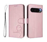 Phone Case for Google Pixel 10 Pro XL 5G Global/Pixel 9 Pro XL,PU Leather Wallet RFID Blocking Card Slots Holder Notebook Kickstand Shockproof Flip Folio Cover,Pink