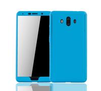 Phone Case for Huawei Mate 10 Full Cover Screen Protector Bumper Blue Seat Shaft
