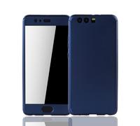Phone Case for Huawei P10 Plus Full Cover Screen Protector Bumper Blue