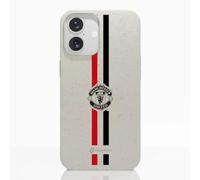Phone Case for iPhone 16 Official Manchester United FC white