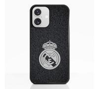 Phone Case for iPhone 16 Official Real Madrid | PHONECASES3D-Patented 3D Effect Design-Officially Licensed-Royal Crest Dark-Lightweight & Durable Protection