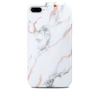 Phone Case For iPhone 8 Plus / iPhone 7 Plus Case Marble Effect Cover Silicon...
