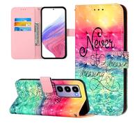 Phone Case for itel City 100, 3D PU Leather Flip Wallet Case with Card Slots Anti-Scratch Magnetic Closure Shockproof Protective Cover for itel City 100, Dreaming