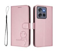 Phone Case for MOTO G Stylus 5G 2025 Global,PU Leather Wallet RFID Blocking Card Slots Holder Notebook Kickstand Shockproof Flip Folio Cover,Pink
