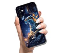 Phone Case for Samsung Galaxy A05S Silicone Case Slim Thin Soft TPU Cover with Cute Pattern Design Shockproof Protective Case for Girls Women - Tiger Butterfly