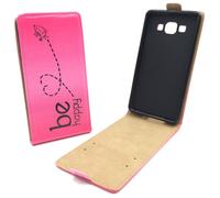 Phone Case For Samsung Galaxy A5 (2015) Protective Wallet Cover 360 Case Pink