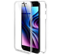 OneFlow Touch Case for Samsung Galaxy A7 (2017) Shockproof Both Sides, Front and Back Cover, 360-Degree Full Protection, Transparent Case with Screen Protector, Ultra-Clear