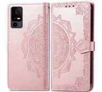 Phone Case for TCL 40R 5G,Premium Leather Wallet Full Cover with Card Slots and Kickstand,Flip Protective Case for TCL 40R 5G