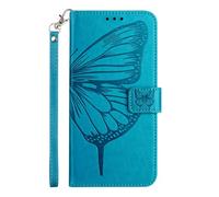 Phone Case for TCL 505, PU Leather Wallet Cover with Magnetic Closure Card Slot Stand Flip Protective Cover Case for TCL 505, Blue