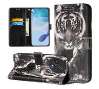 Phone Case for TCL 60R Leather Wallet Case with Magnetic Closure Card Slot Holder Flip Cover Shockproof Protective Case for TCL 60R, Tiger