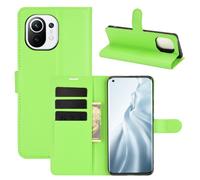 Phone Case for Xiaomi Mi 11 Flip Cover Case Cases Bumper Green New