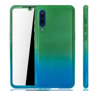 Phone Case for Xiaomi Mi 9 Full Cover Screen Protector Case 360 & Blue
